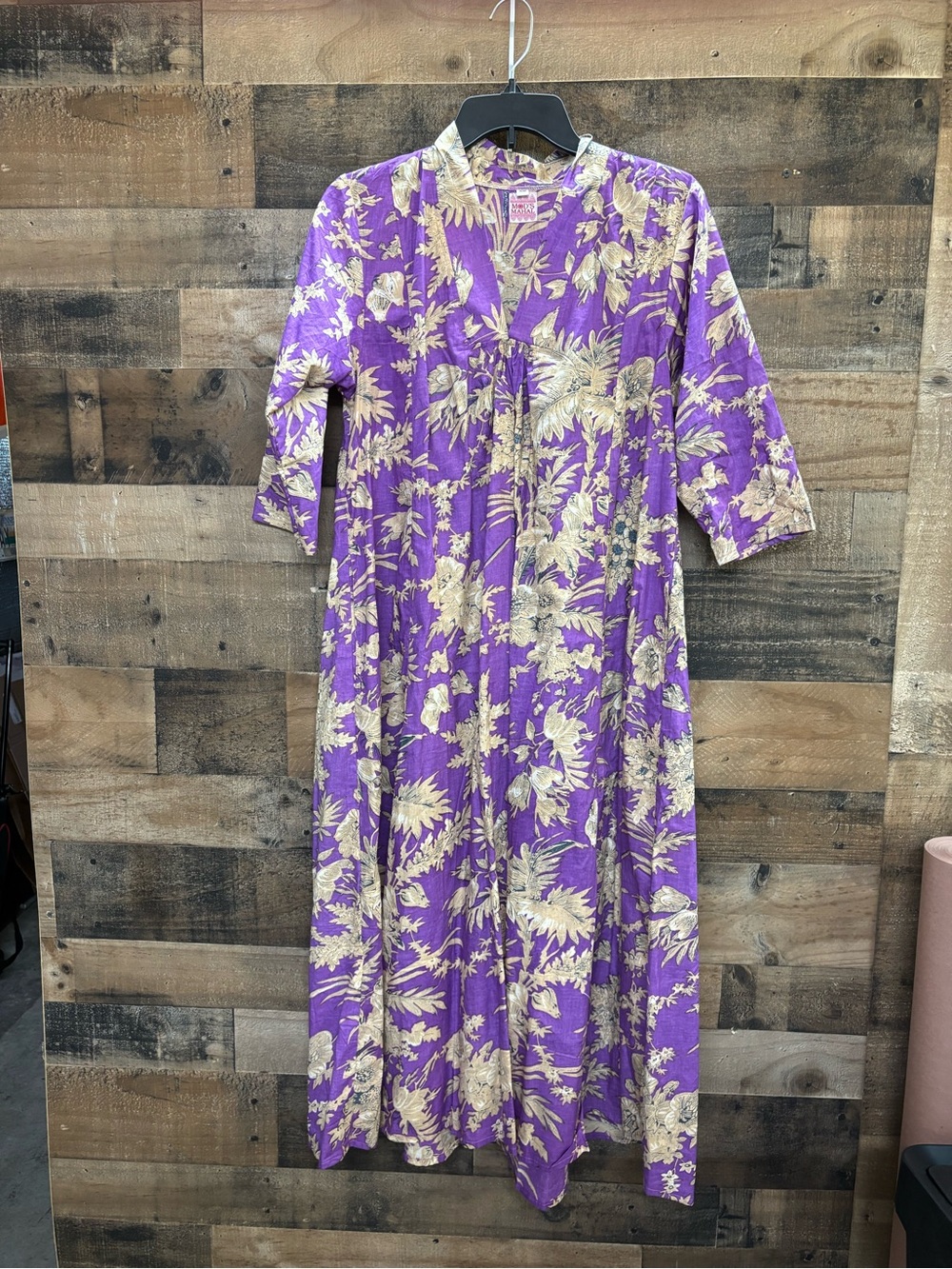 Mods MahalPurple Floral Maxi Dress